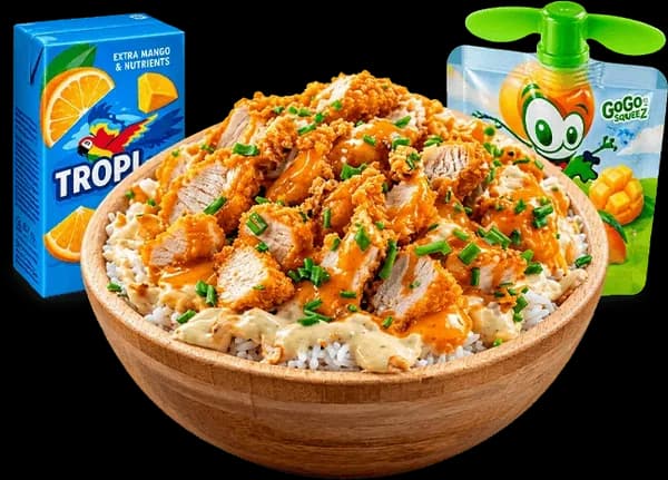 Menu BK Junior : poulet croustillant, compote et mini Tropico